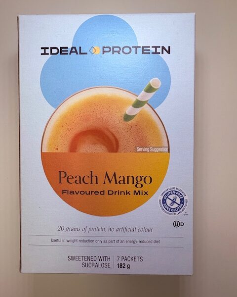 IDEAL PROTEIN Peach Mango Flavoured Drink Mix