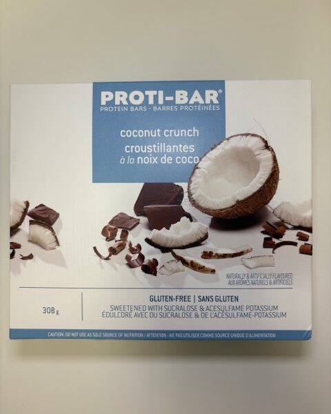 PROTI-BAR PROTEIN BARS coconut crunch croustillantes