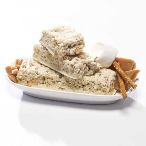 Salted Toffee Pretzel Protein Bars